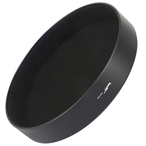 Haoge LH-X16B Square Metal Lens Hood Shade with Metal Cap for Fujifilm Fuji Fujinon XF 16mm F1.4 R WR Lens xf16mm/f1.4 on Camera XS-10 X-H1 X-Pro3 X-Pro2 X-Pro1 X-T4 X-T3 X-T2 X-T1 X-T30 X-T20