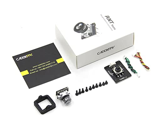 [Australia - AusPower] - Caddx Ant FPV Camera 1200TVL Global WDR OSD 1.8mm Ultra Light Nano FPV Camera 16:9 NTSC PAL for RC FPV Cinewhoop Tinywhoop Drone Silver 16:9 