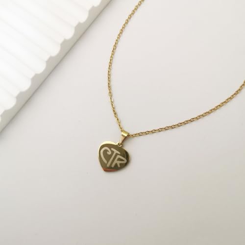 Womens CTR Necklace LDS Baptism Gift Choose The Right Gold-2