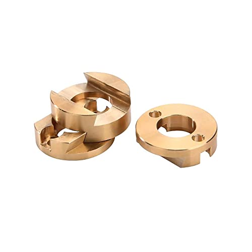 2-Pack Oldham Coupling Couplers Compatible with VzBot, BLV and Other 3D Printer Z axis T8 Lead Screw Hotbed (Oldham Coupling)