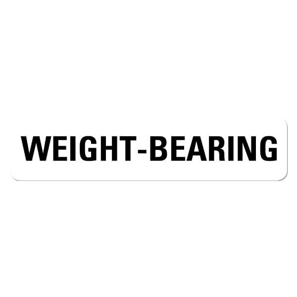 Weight-Bearing Medical Labels