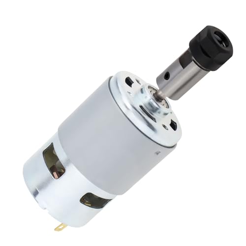 ChgImposs 775 Spindle Motor Kit Electrical DC Motor for CNC Router Machine with 5mm ER11 Collet Set, CNC Spindle Motor