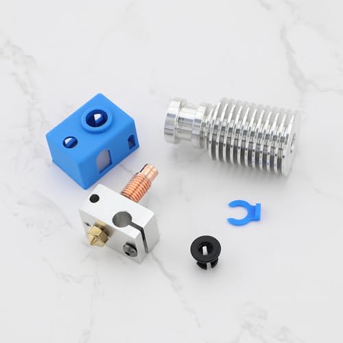 V6 J-Head 3D Printer DIY Kit V6 Compatible with Voron 2.4 Compatible with Trident Prusa i3 MK3 MK3S MK2S 3D Printer Acessories 65.4x28mm
