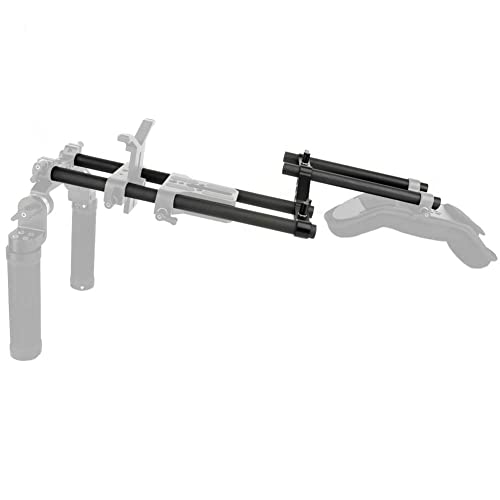 NICEYRIG 15mm Carbon Fiber Rod Combination with 16'' 12'' 6'' 15mm Rod Lightweight for DSLR Camera 15mm Rod Rail Support System