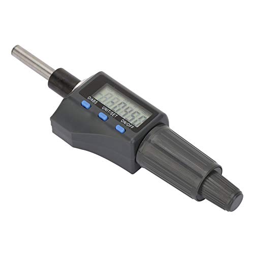 [Australia - AusPower] - Digital Micrometer Head 0.001mm 0-25mm Electronic Micrometer Head Support Unit Convert Micrometer High Precision Measuring Tool 