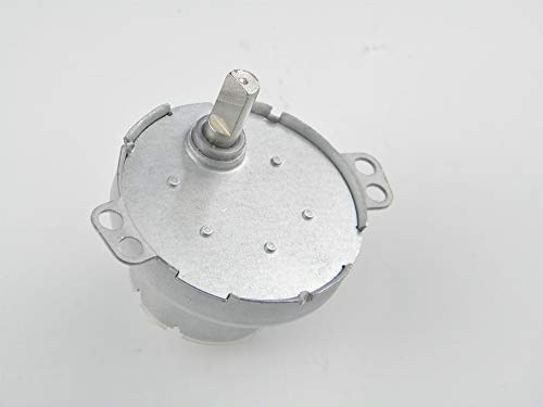 CHANCS DC 12V JS-50 1RPM D-Shaft CW/CCW Gear Synchro Motor Slow Speed Motor Electric Gear Box
