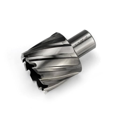 JESTUOUS annular cutter with 1-5/8 inch cutting diameter, 3/4-inch Weldon shank, and 1-inch cut depth