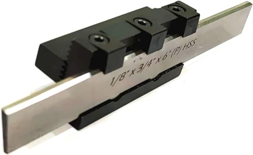 Adjustable Center Height Parting Cut Off Tool Holders for Metal Lathe Machines (Shank 12mm, Blade 3/4" Wide) Shank 12mm , Blade 3/4" Wide