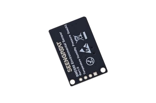BME688 Environmental Sensor Module, AI-Enhanced, Monitors Temperature, Humidity, Pressure & Gas, I2C/SPI, 3.3V/5V Compatible for Raspberry Pi, Arduino, ESP32, IoT & Air Quality Projects