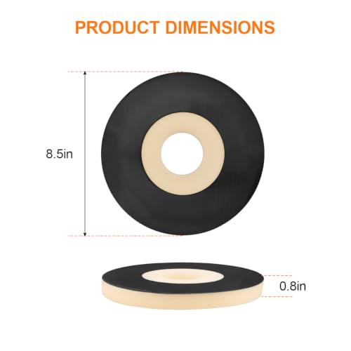 DOODLREAM 8.5-inch drywall sander backing pad with 0.8-inch sponge cushion buffer, four-piece set