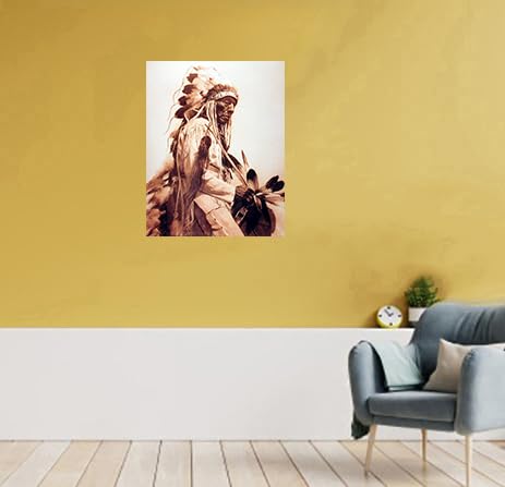 Impact Posters Gallery Native American The Old Chief Cheyenne Wall Decor Art Print Poster Picture (16x20)