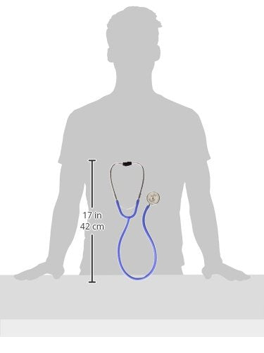 NCD Medical Ciel Blue Tubing Dual Head Stethoscope Sky Blue