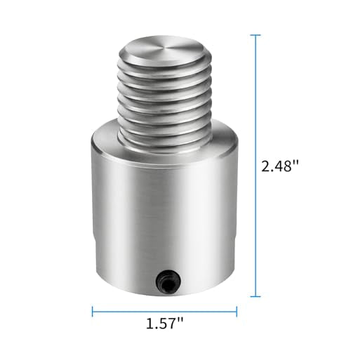 Woodworking Lathe Headstock Spindle Adapter Convert 1-1/4''X8TPI to 1''X8TPI Thread Chuck Insert Adapter Turning Tool Accessories