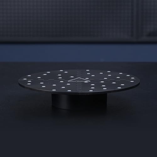 Revopoint Portable Turntable with Marked Top Cover for 3D Scanners Black