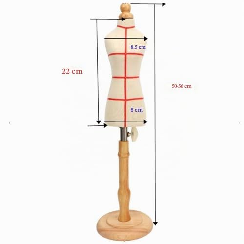 TOPINCN Lady Mannequin, Mini Doll Model Lace Shape Female Doll Mannequin, Mannequin Body Chest of Drawers (Style 1) Style 1