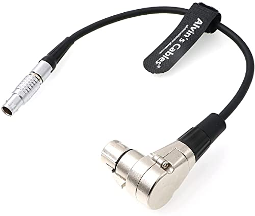 Alvin's Cables 6 Pin Male to XLR 4 Pin Female Power Cable for DJI Ronin 2 Gimbal Stabilizer for Sony F55 SXS Venice Camera 30cm|12inches