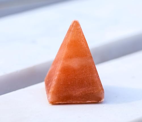 Himalayan Pink Salt Night Light Pyramid (1 Pack) Decorative Ambient Night Lights for Bedroom, Bathroom, Nursery & Home Décor