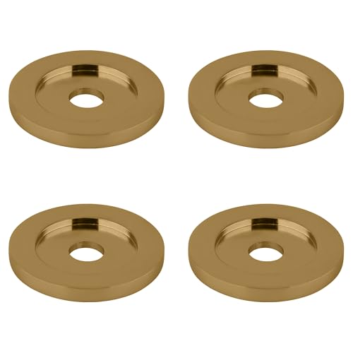CRL gold plated replacement flat washers for back-to-back solid pull handles set