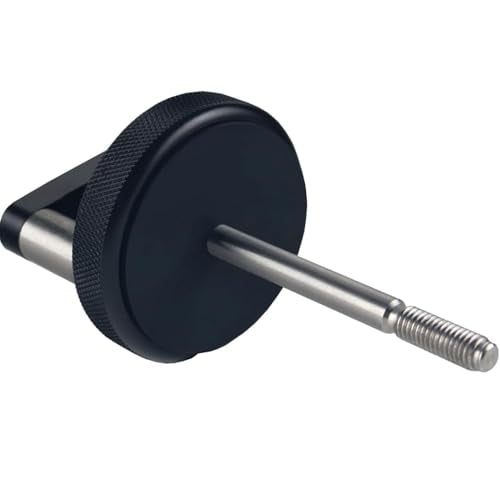 Quick Removal Thumb Screw with D Ring - Aluminum Black Hard Top Mounting Knob Fit for 2007-2018 Jeep Wrangler JK