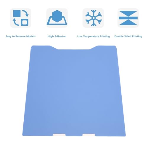 3D Printer Cold Build Plate, 270x293mm Double Sided Textured Printing Bed with Microporous Polymer Coating for CREALITY K2