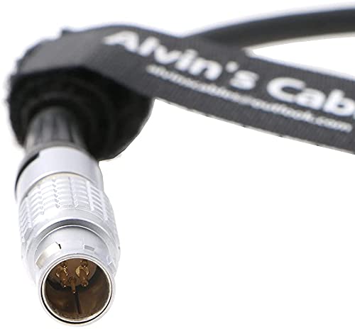 Alvin's Cables 6 Pin Male to XLR 4 Pin Female Power Cable for DJI Ronin 2 Gimbal Stabilizer for Sony F55 SXS Venice Camera 30cm|12inches
