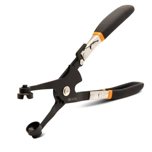 GEARWRENCH 3978D heavy-duty large hose clamp pliers, black, shown from the side