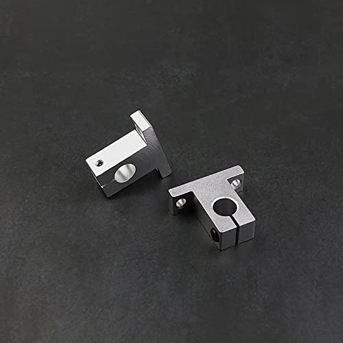 4pcs SK20 Linear Shaft Support Bracket Mount 20mm CNC Linear Motion Ball Slide Units Rail Support Guide Shaft Bearing for 3D Printer Multi-axis Machine