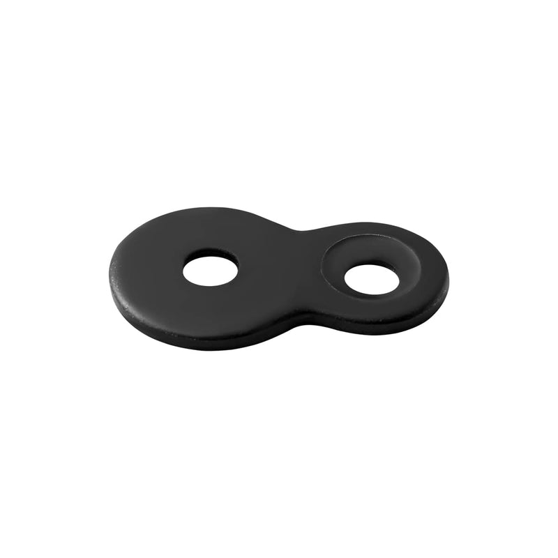 [Australia - AusPower] - Figure 8 Fastener, Heavy Duty Table Top Fasteners, Desktop Clips Tabletop Connector Bracket (Black) (20) (20) 20 