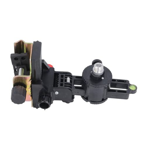 [Australia - AusPower] - Fine Tuning Bracket Level Adapter L Shape Magnetic Pivoting Base with Adjustable Clip for Wall Ceiling Mounted 