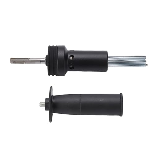 Electric Hammer Needle Electric Hammer Needle Attachment 2 Pit 2 Slot Design, Premium Alloy Steel & Plastic, Easy Control for Rust Removal and Chiseling