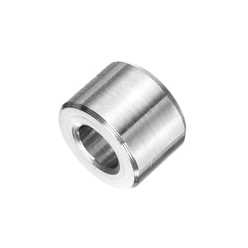 uxcell 50 Pcs Stainless Steel Spacer 1/4" Bore x 1/2" OD x 3/8" Length Screw Bushing Plain Finish Round Metal Spacer for 1/4" Screws Bolts and Rods 1/4" x 1/2" x 3/8"