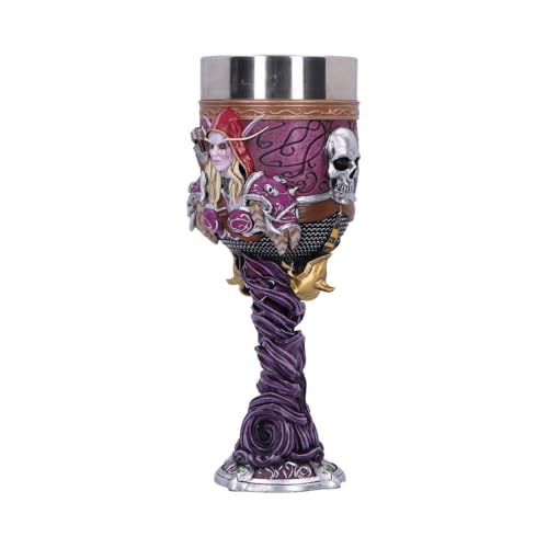 Nemesis Now World of Warcraft Sylvanas Goblet, 19.5cm, Banshee Queen Collectible Drinkware, Officially Licensed WoW Merchandise