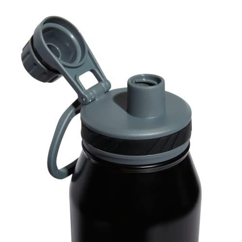 adidas Metal Water Bottle 1L Black/Pulse Mint Green/Blue Fusion 1 L