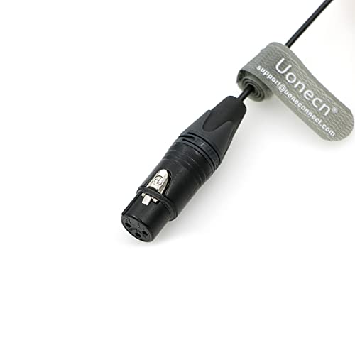 Uonecn Arri Alexa Mini Audio Cable XLR 3 pin Female Connector to fhg.00b 5 pin Male Plug for Alexa mini Cable Camera Cable.