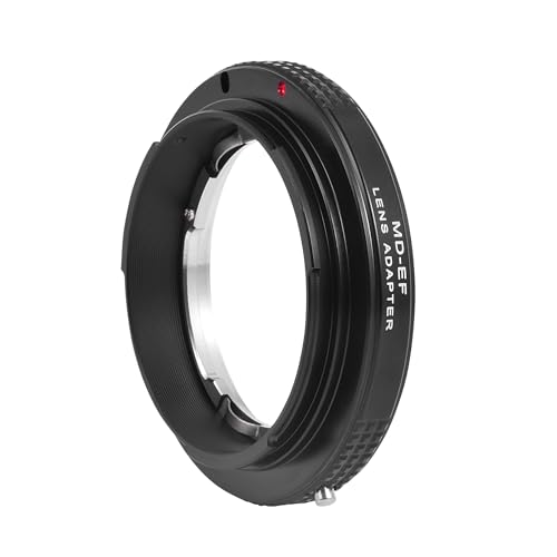 PHOLSY Lens Adapter Compatible with Minolta MD MC Lens to Canon EF Camera Minolta MD to EOS (Macro)