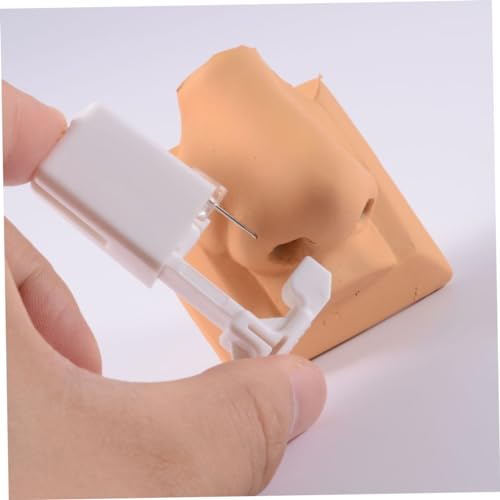 Disposable Nose Piercing Tool Nose Piercing Tool for Precise Pain Free Piercing Easy to Use for Safe Piercing Home 5.75 x 2.00 x 1.20 cm Pack of 1
