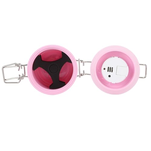 Pink shenruifa 250ml eyelash glue storage jar with thermometer and hygrometer for lash extension adhesive