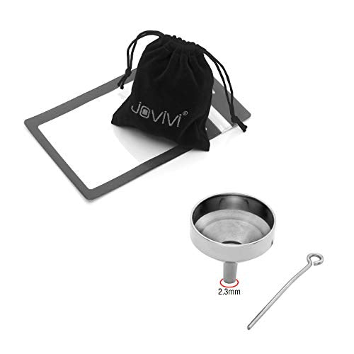 JOVIVI Silver Urn Necklace for Ashes Keepsake Cremation Jewellery Men Women Memorial Stainless Steel Cylinder Bullet Pet Hair Locket Pendant Chain & Filler Kit
