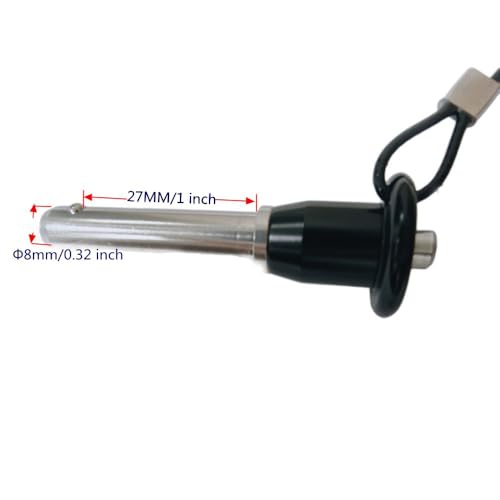 KROYWACHS stainless steel quick release pin, Ф8x27mm dimensions