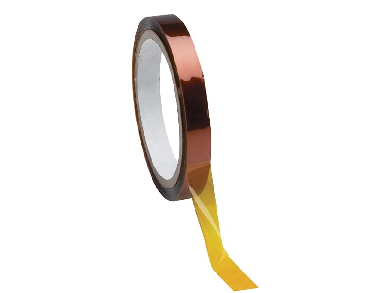 Caplugs 22-0750 – 22-SH Series – 1 Mil Thick Amber Polyimide Tape, 1 Roll, Width 3/4" x Length 36 Yds, High Temp Electronics Coating Up to 500° F (260° C), Solder Masks for Circuit Boards (SH-10305) Width 3/4"