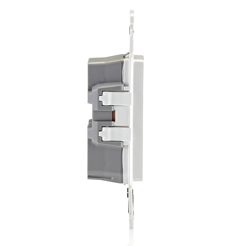 [Australia - AusPower] - Leviton E5325-MW Decora Edge 15 Amp Tamper-Resistant Duplex Wall Outlet, 10 Count (Pack of 1) - White 10 Count (Pack of 1) 