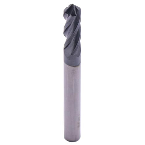 SEFHLI 4-flute 90° solid carbide drill mill set, 5 pieces, 3/16-inch, AlTiN coated