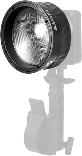 Amaran Mini Fresnel with Mini Barn Doors Bowens Mount Attachment (Small) Small