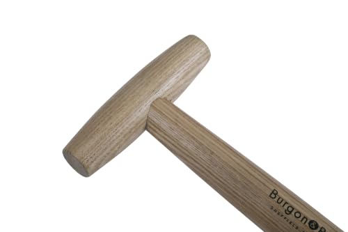 Burgon & Ball stainless steel small perennial spade with wood T-grip handle