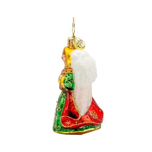 Christopher Radko Hand-Crafted European Glass Christmas Tree Decorative Ornament, Heavenly Harpist Gem