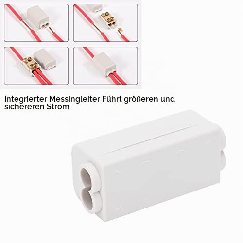 2-Piece Terminal Blocks High Performance Main Divider T Shape 1-in-2-Out Wiring Terminal Block Quick Splice Terminal Blocks Cable Connection Zk-1310 1000V 80A with Insulation Shell