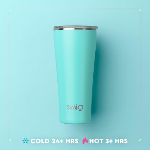 Swig Life 32oz Insulated Tumbler with Lid, Golf Ball 32 Ounces