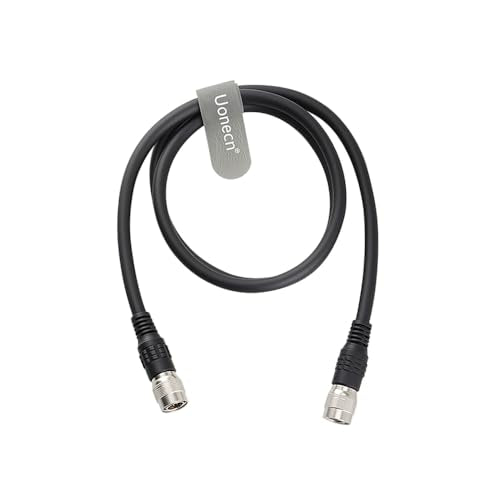 Uonecn High Flex Coaxial Power Cable Hirose 12 pin Male and Female CCD Cable Monitor Extension Cable for Sony Industrial Camera 1 Meter
