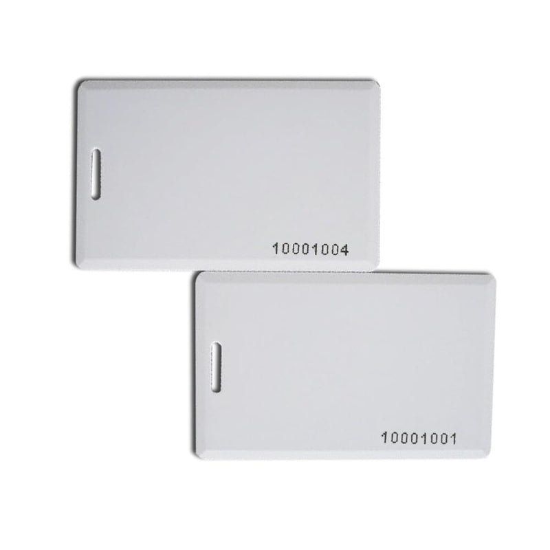[Australia - AusPower] - 10 pcs 26 Bit Proximity Clamshell Prox Swipe Cards Compatable with ISOProx 1386 1326 H10301 Format Readers and Systems. Works with The vast Majority of Keyless Entry Access Control Systems 