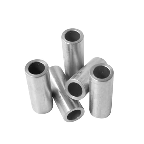 Steel spacer 3/4-inch OD x 1/2-inch ID, 2-inch round unthreaded standoff bushing, 5-pack by Metal Spacers Online